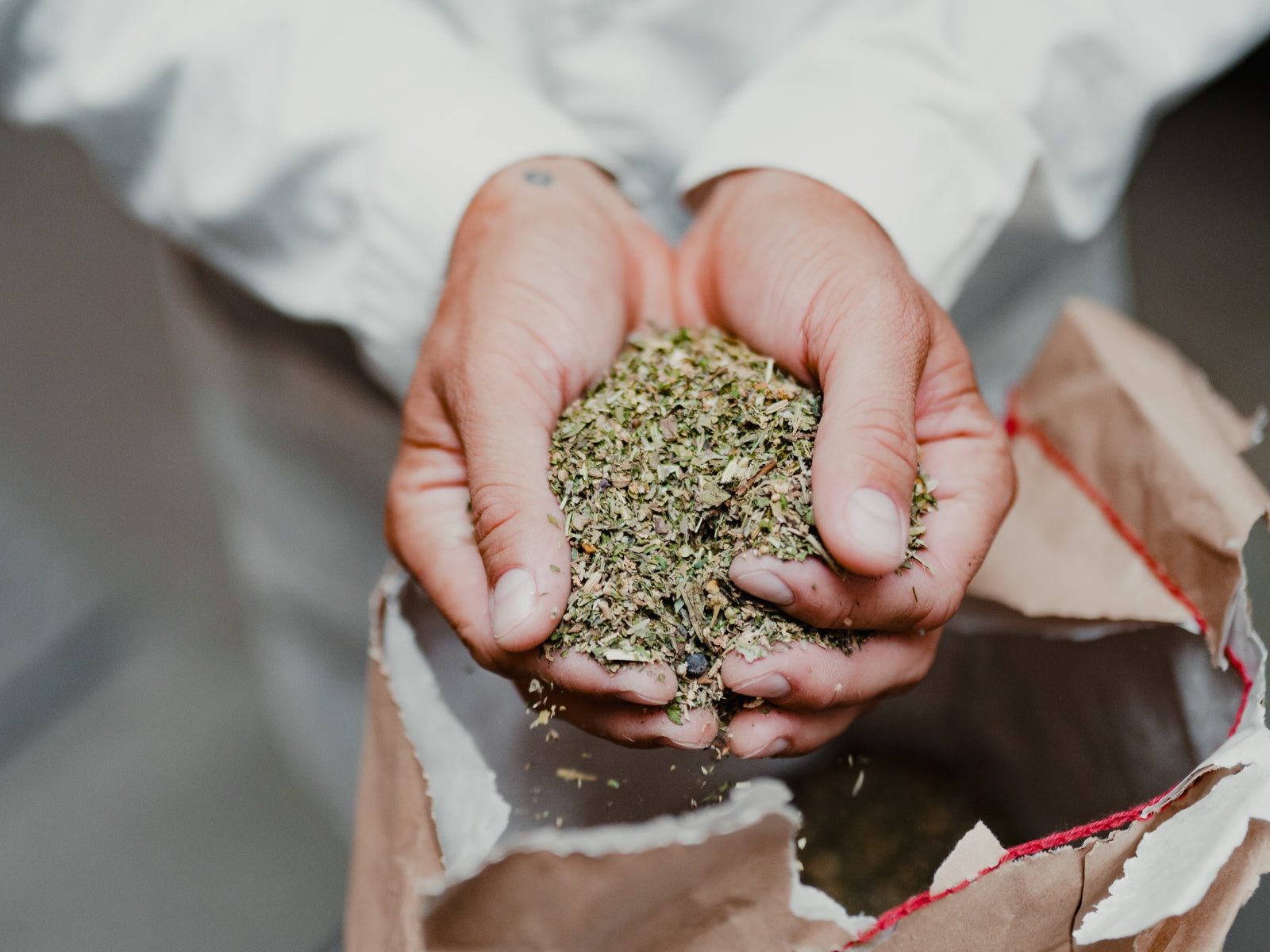 grind leaves for Vitagut Liquid Probiotic